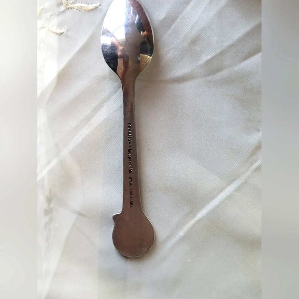Vintage Rare !Muppets Big Bird Spoon Demand Stainless Korea